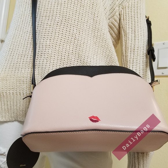 NWT KATE SPADE 100% AUTHENTIC DOME MINNIE MOUSE BLACK WARM VELLUM CROSSBODY - Picture 9 of 13